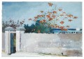 Una pared nassau Winslow Homer acuarela